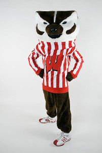 Bucky Badger, ©UW-Madison University Communications 